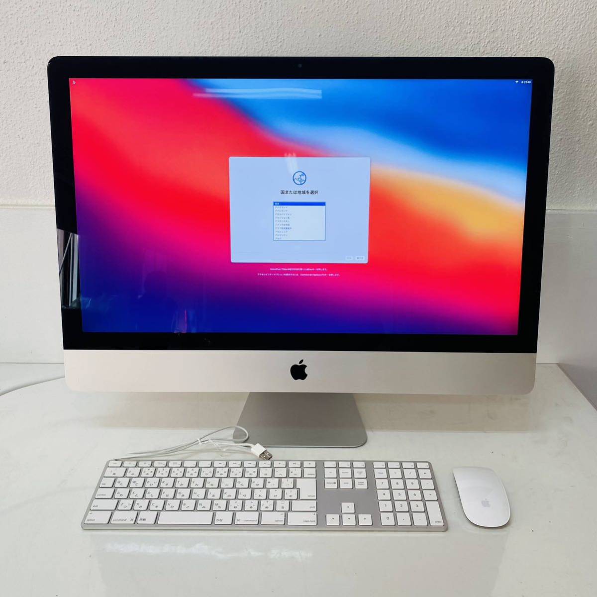 動作品　iMac Retina 5K 27-inch Mid 2015 3.3GHz 　クアッドコア Core i5 8GB 1TB 　i16511 160サイズ発送_画像1