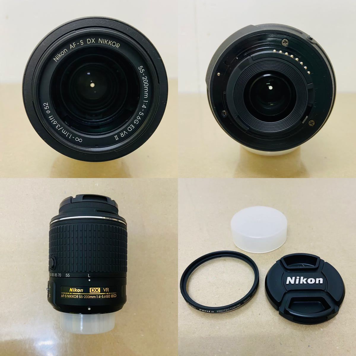 Nikon ニコン　D5300　ダブル　AF-S DX NIKKOR 18-55mmf/3.5-5.6G VR II 55-200mm f/4-5.6G ED VR II i16666 80サイズ発送 _画像4