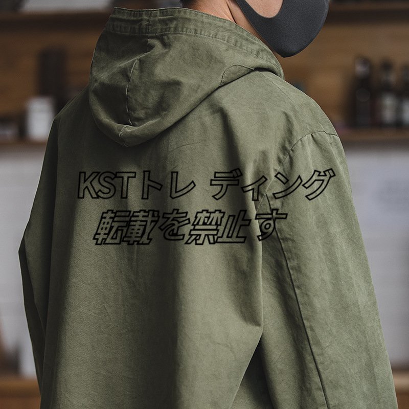 ★復刻 米国 海軍 N-2作戦着 USN WW2 wet weather parka パーカー ワークジャケット デッドストック ワークウェア カーキ ミリタリー_画像4