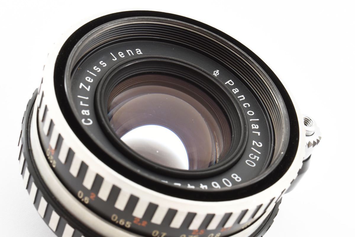 極上品＊Carl Zeiss Jena Pancolar 2/50 エギザクタ 単焦点ポートレートレンズ ゼブラ_画像8