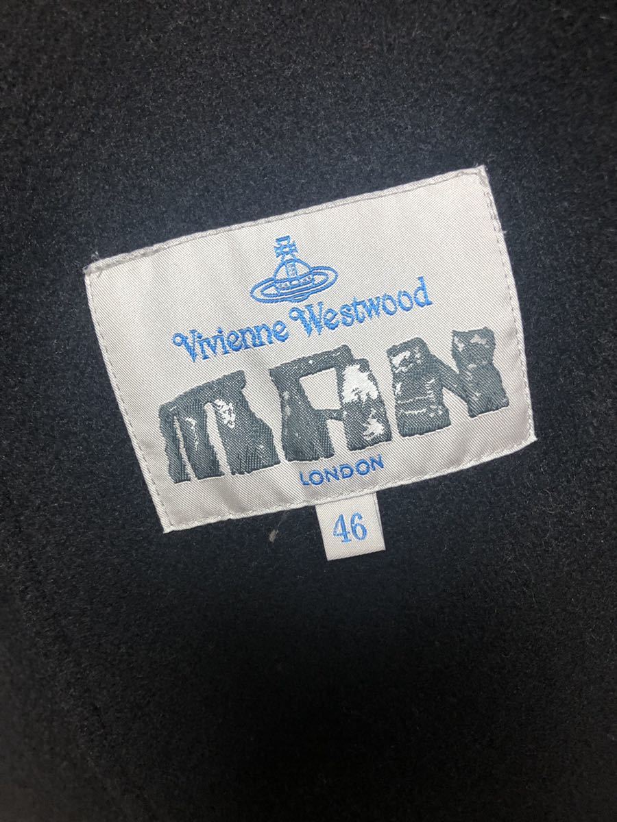 25万の品　Vivienne Westwood man 切替え　メンズオーバーサイズコート　ヴィヴィアン ウエストウッド　マン　ブラック size L ビンテージ_画像3