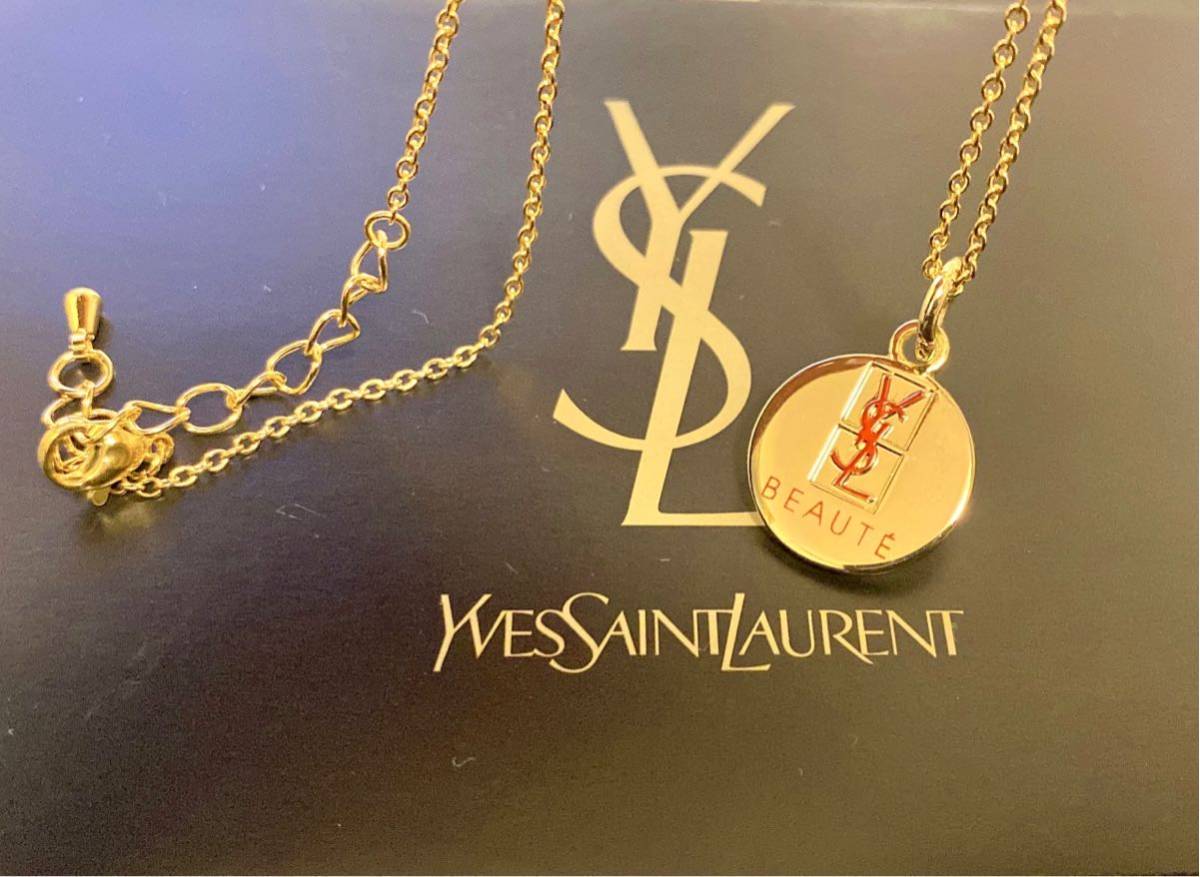 新品未使用♪ 正規品　イヴサンローラン　Yves Saint Laurent トップ　ペンダント　ネックレス　チャーム　ゴールド プレゼントにも♪_画像1