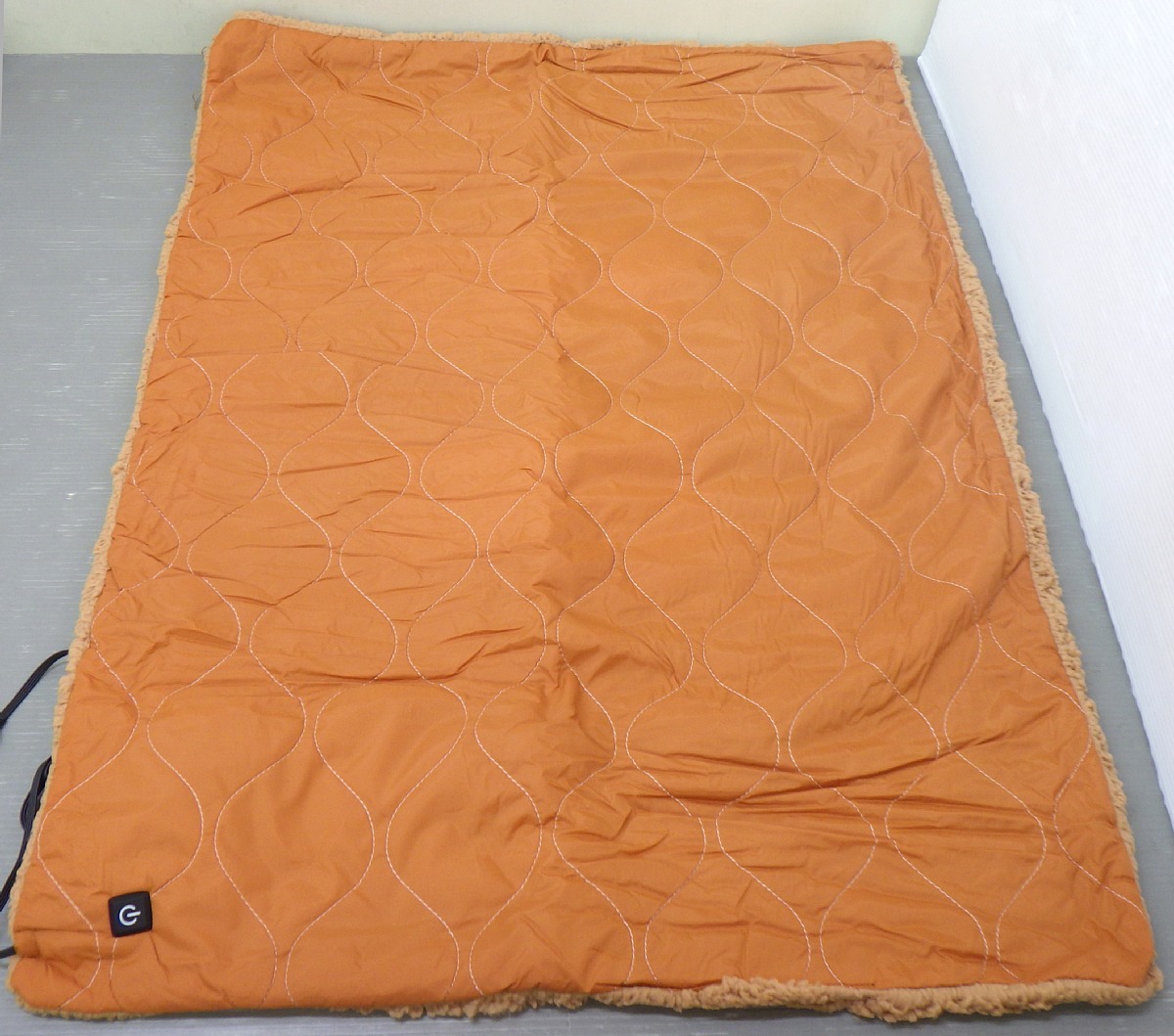  package damage Yuasa USB supply of electricity electric heating heater attaching portable electric blanket YCB-CU25C orange 90cm×60cm