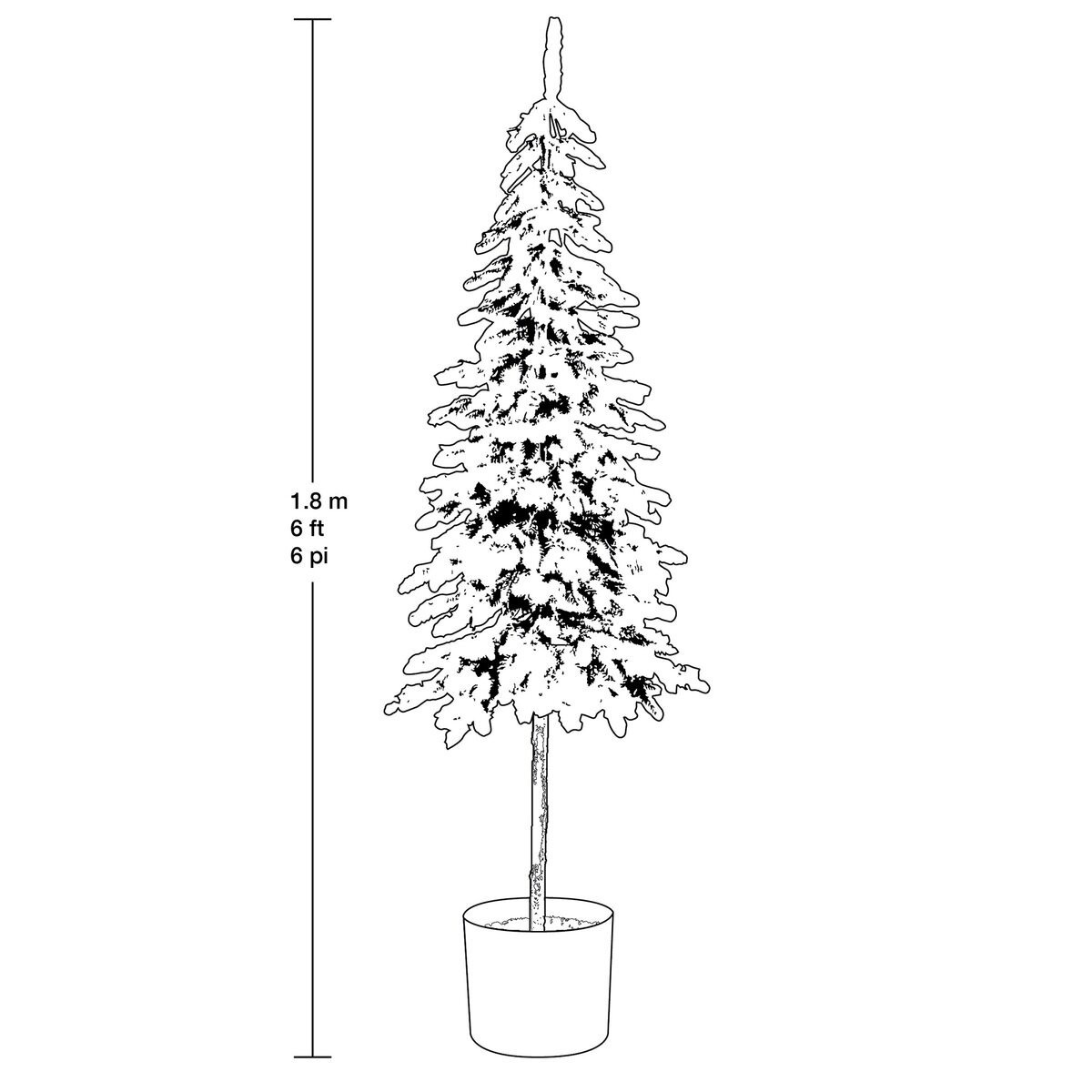 新品未開封 クリスマスツリー 180cm LEDライト付 ノルディックツリー ノルディック風 屋内 屋外(屋根付)_画像4