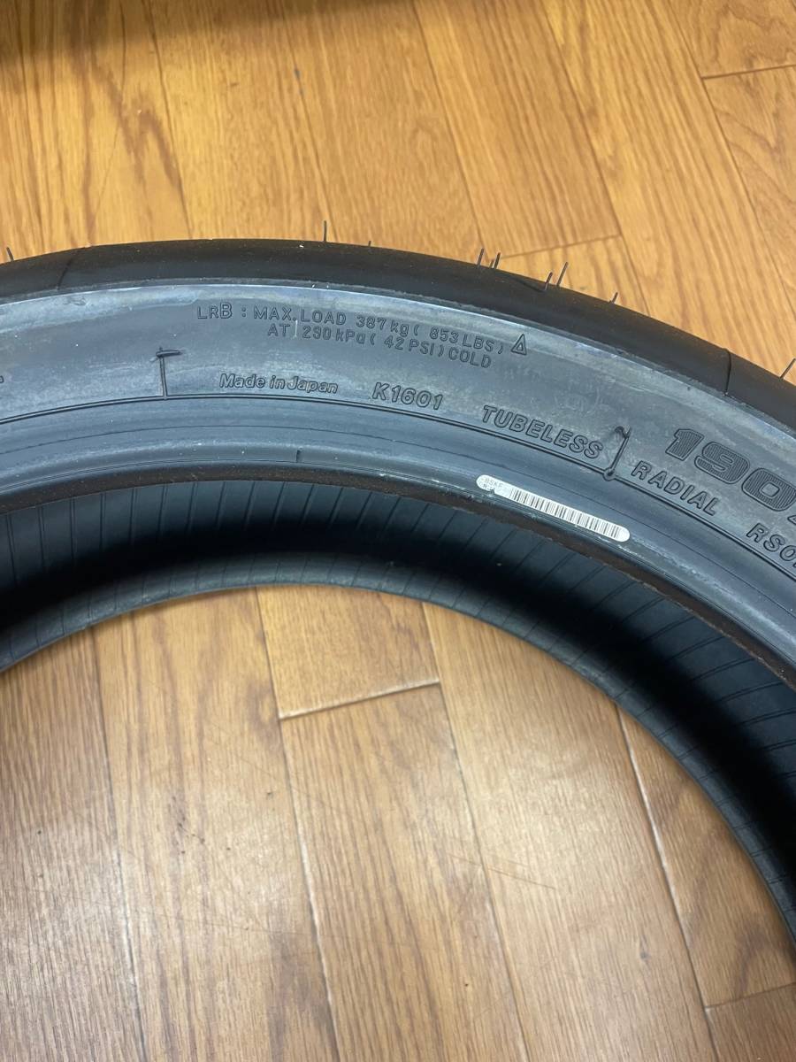 BRIDGESTONE BATTLAX RACING STREET RS10 190/55-17　新品未使用品　ブリヂストン　オートバイタイヤ_画像5