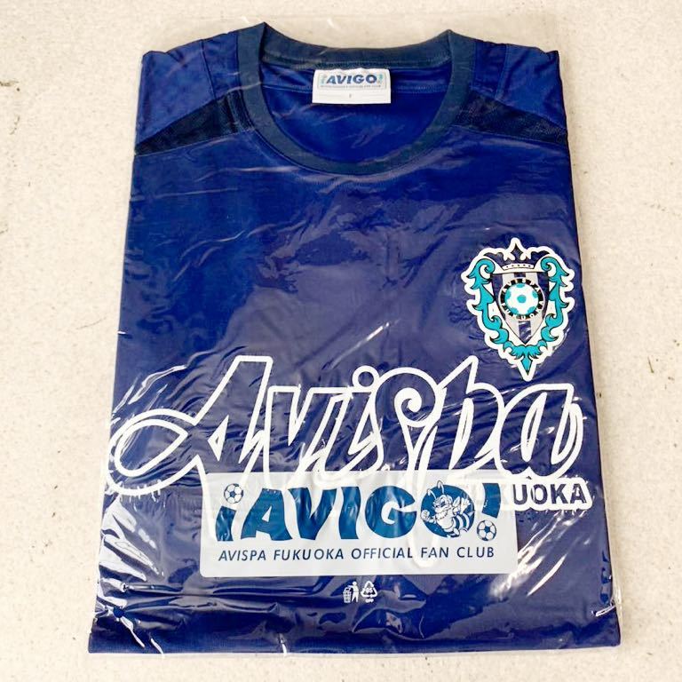 送料無料 新品 未使用 アビスパ福岡 ファンクラブ AVIGO 限定 ユニホーム Tシャツ Fサイズ フリーサイズ 着丈約80cm 身幅約57cm 売り切り13_画像1