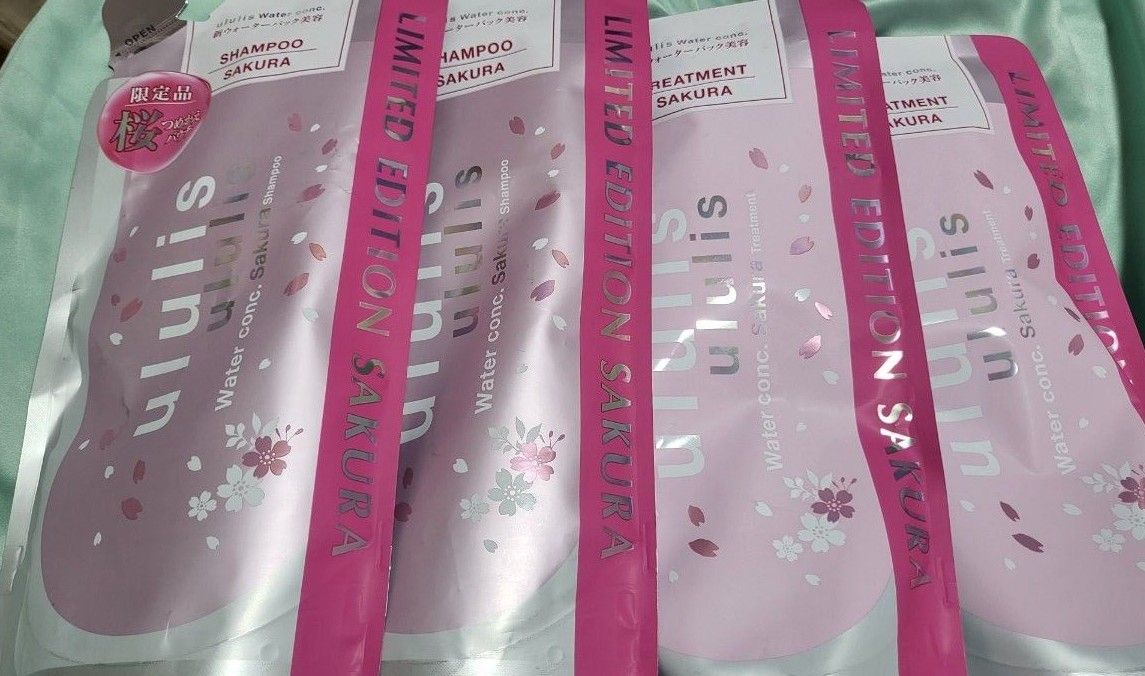 ウルリス　シャンプー　トリートメント　桜　ソメイヨシノの香り　詰め替え　限定品　 ウォーターコンク