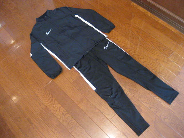 б/у NIKE DRI-FIT Nike Junior тренировка одежда верх и низ [ Junior. M] тонкий * тонкий 