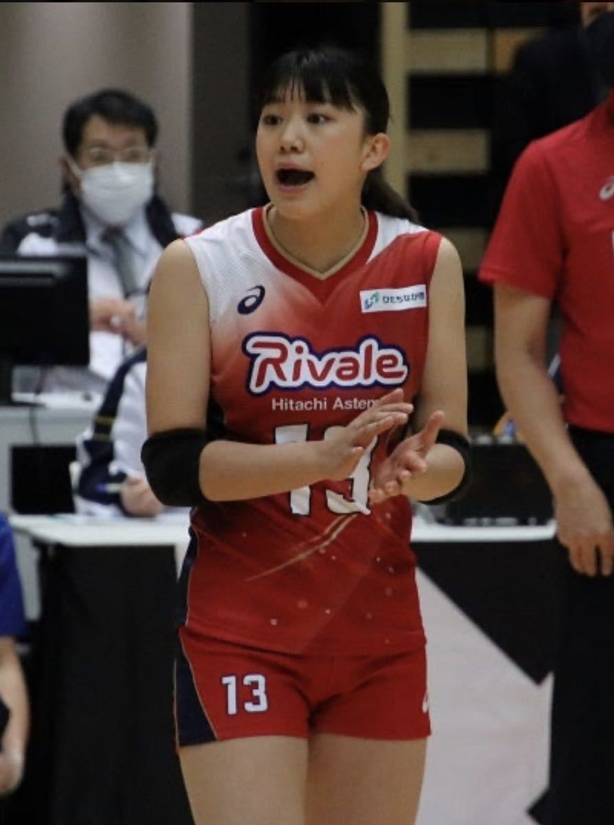 Vリーグ 女子 バレーボール 野中瑠衣 #13 日立Astemoリヴァーレ 22-23 ユニフォームの画像4