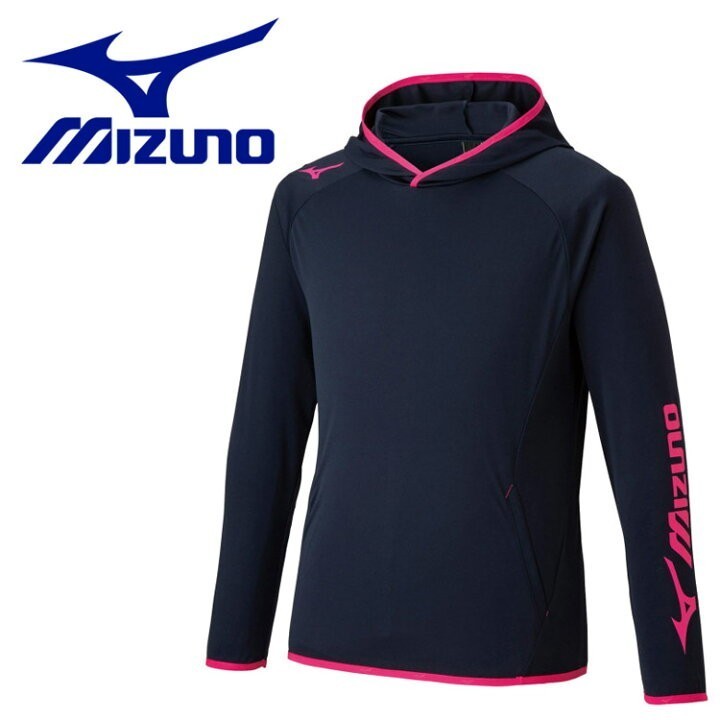 【新品特価!定価6050円が67％OFF!】ミズノ MIZUNO テニス/ソフトテニス ウォームアップフーディ メンズ レディース 62JC100584/サイズL_画像1