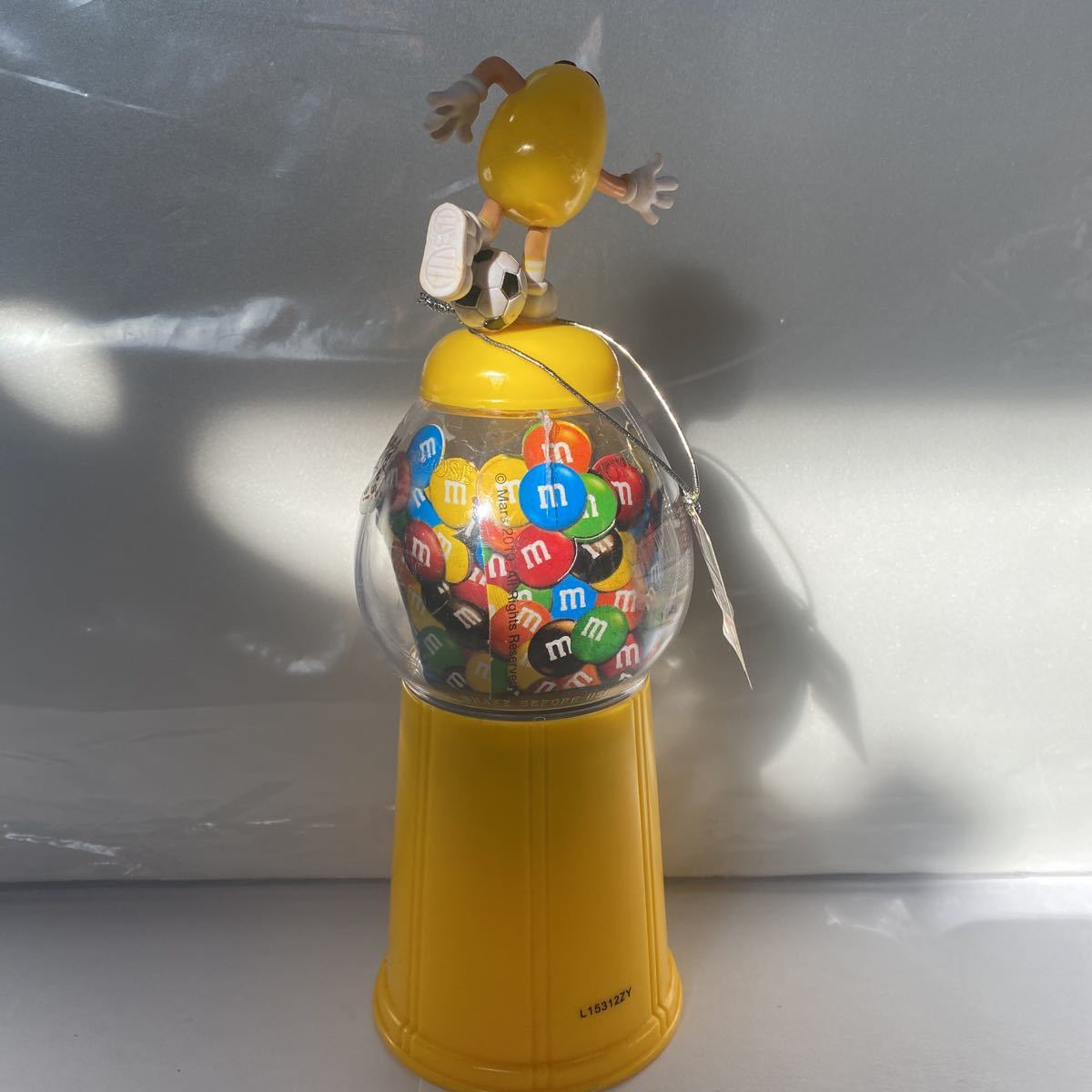 ⑥★★m＆m's★★キャンディーディスペンサー！★エムアンドエムズ★candy dispenser!検索：企業物、ガムボールマシン型、イエロー