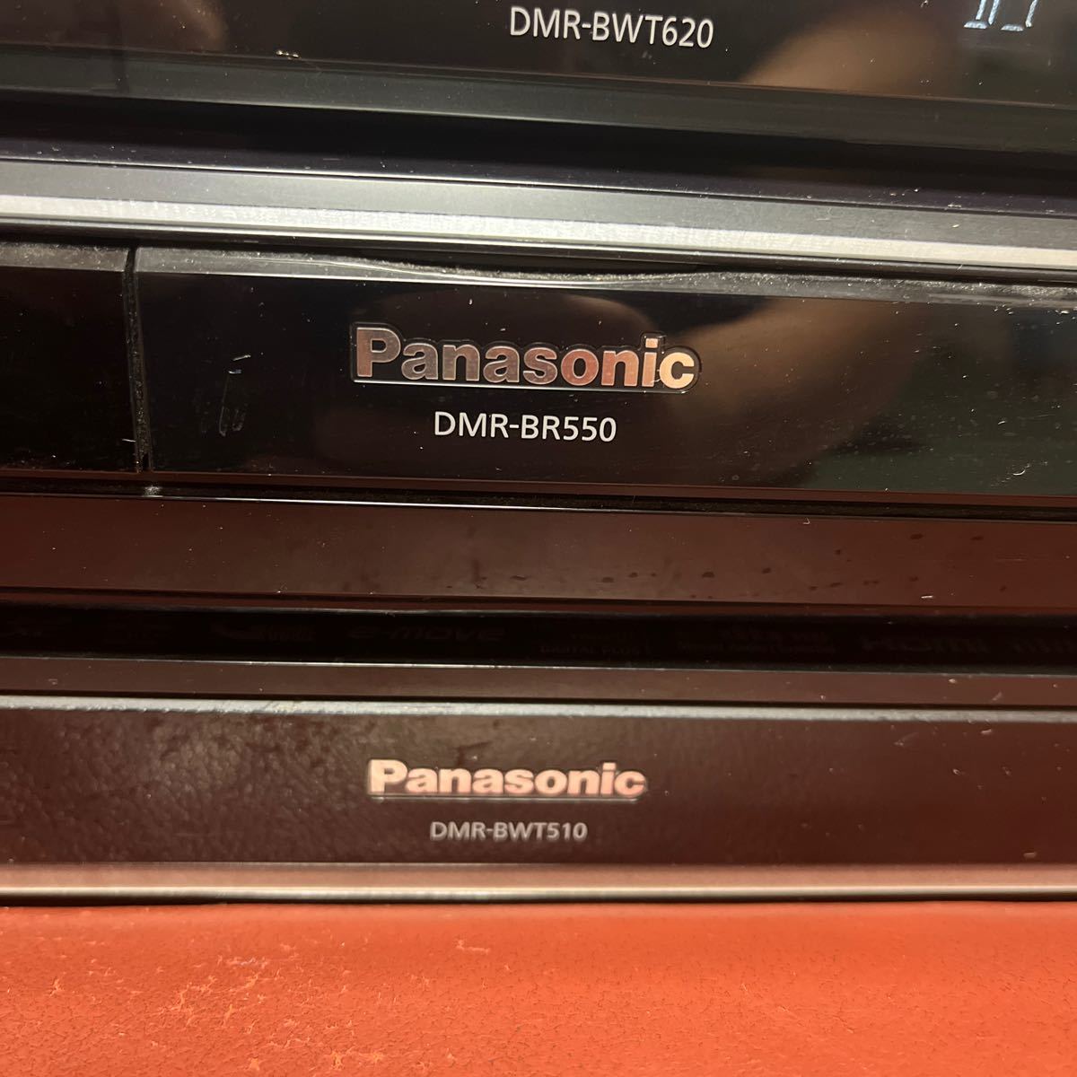 Panasonic　レコーダー　DMR-BWT510　2011年BWT620 2012 年 BR550 2009年 3点まとめ通電のみ_画像2