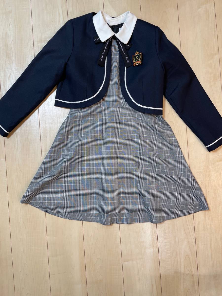 ★【送料無料】ピンクラテ ジャケット スカート フォーマルスーツ セットアップ M(145-155cm)　卒服_画像1