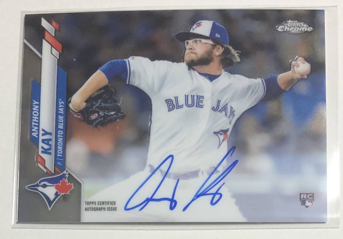 新来日外国人Anthony Kayアンソニー・ケイ 直書きRC Auto Topps Chrome 横浜_画像1