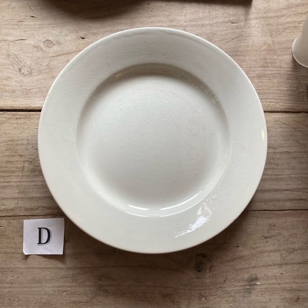 完成品 フランスアンティーク ジアン GIEN【41-D】21㎝ プレート 皿