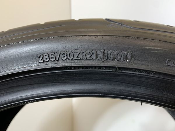 保管袋付 在庫少【送料無料】未使用２本セット285/30ZR21 100Y XL(SGY124-1)GOODYEAR EAGLE F1 SUPERSPORT 285/30/21 285/30R21 20年～_画像4