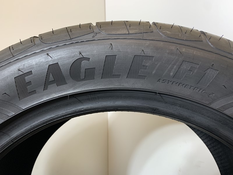 保管袋付【送料無料】未使用夏タイヤ２本 265/45ZR18 101Y(SGY178-20)GOODYEAR EAGLE F1 ASYMMETRIC 2 NO 265/45/18 265/45R18 20年～_画像6