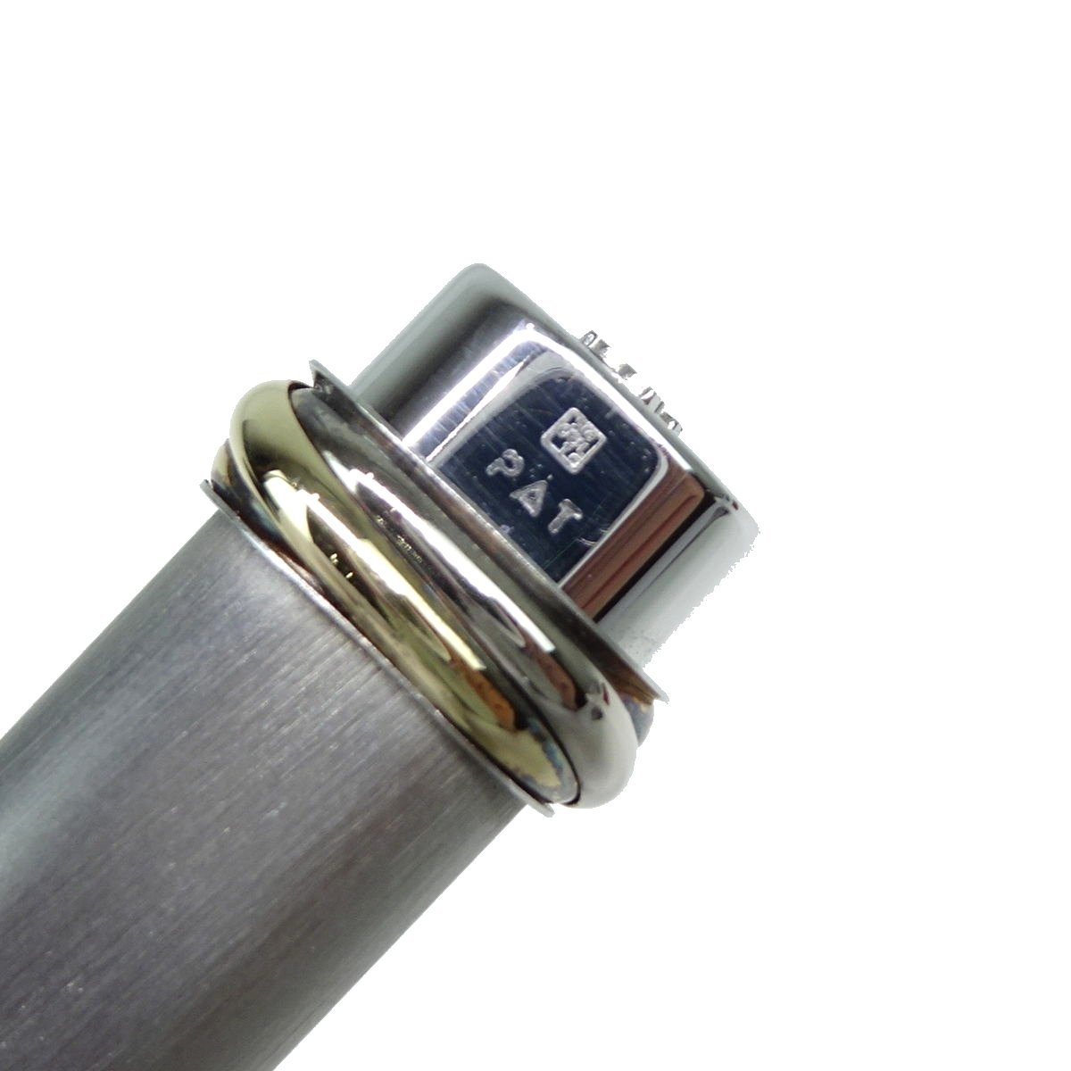 ★C2957 美品!! カルティエ トリニティ ボールペン シルバーｘゴールド キャップ式 試書確認済み Cartier メンズ レディース★_画像8