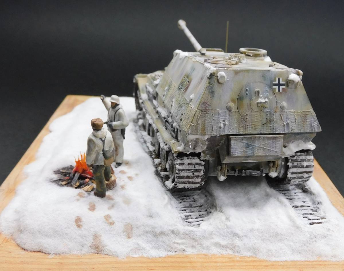 ドラゴン社製　1/72　エレファント　雪景ジオラマ_画像4