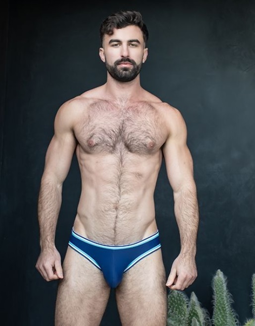  быстрое решение новый товар 7960-RacerNav S- Andrew Christian Andrew Christian Racer Bikini Navy темно-синий цвет плавание бикини Brief на данный момент товар указанный размер S