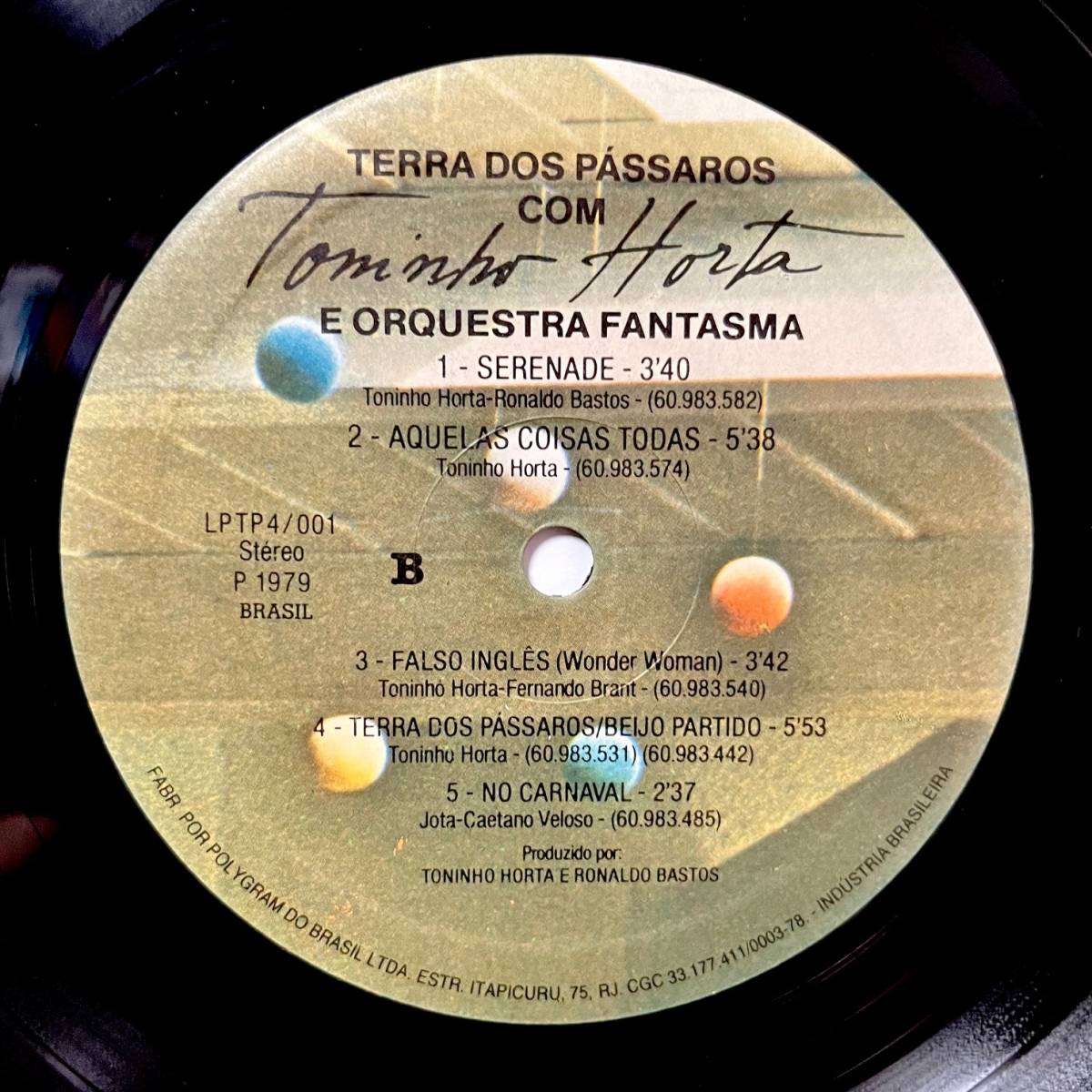 【ミナス盤】Toninho Horta E Orquestra Fantasma / Terra Dos Passaros 【1979年オリジナル】_画像5