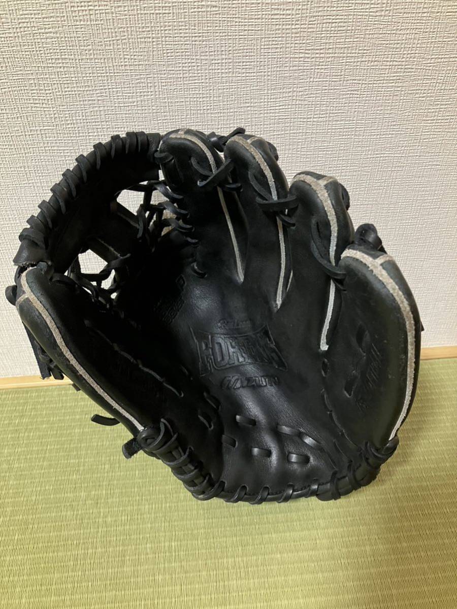 ラスト出品　美品　ミズノ　ビューリーグ　ソフトボール用　オールラウンド　MIZUNO グローブ グラブ ビッグM JSA 野球_画像6