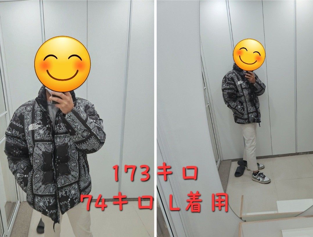 ペイズリー バンダナ 海外限定 ノースフェイス ダウンジャケット ペイズリー バンダナ 海外限定 ノースフェイス ダウンジャケット