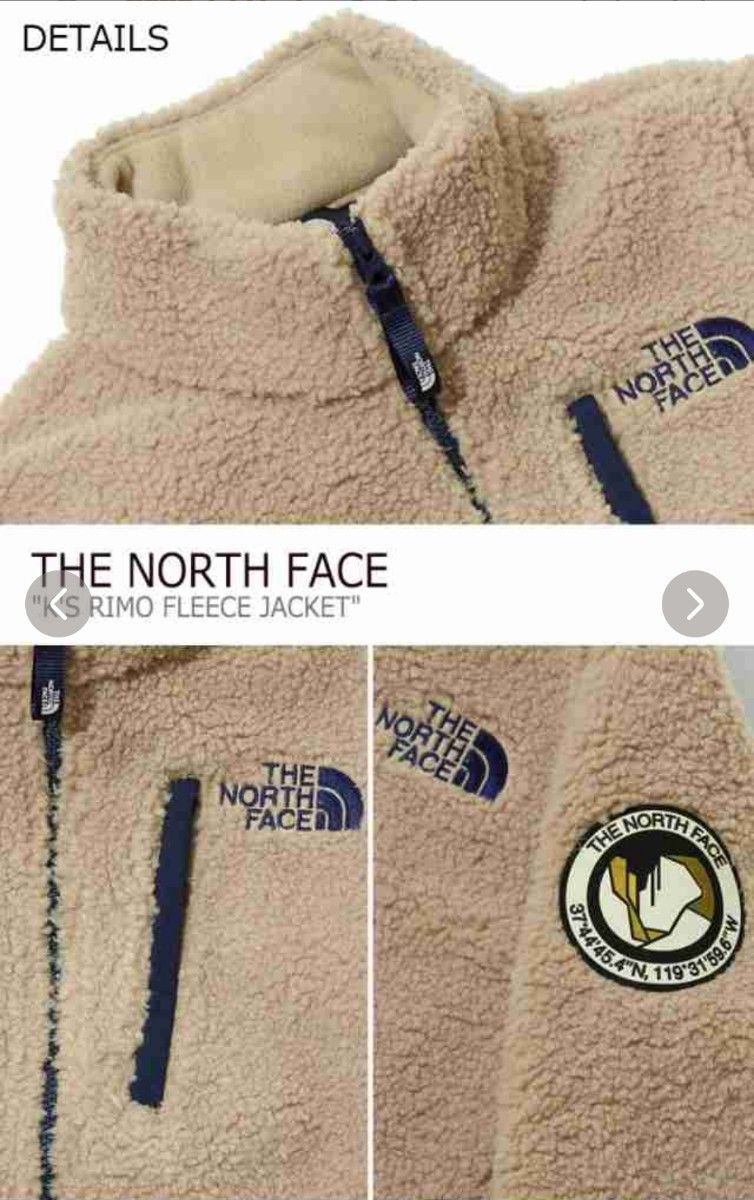 THE NORTH FACE ノースフェイス 新品 フリースジャケット リモフリース キッズ 110
