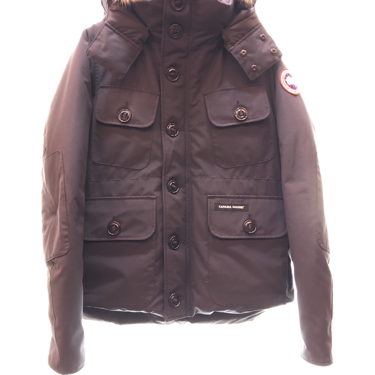 ▲ CANADA GOOSE カナダ グース RUSSELL PARKA ラッセル パーカ ダウン ジャケット ブラック 黒 サイズM 2301JM 104_画像2