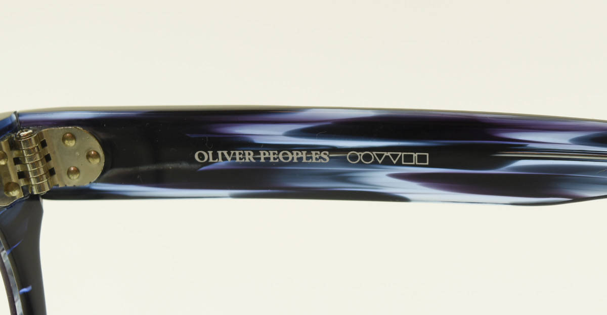 △ OLIVER PEOPLES オリバー ピープルズ 度入りレンズ メガネフレーム サングラス Artie-J 50 19－145 COL.DNM 103_画像7