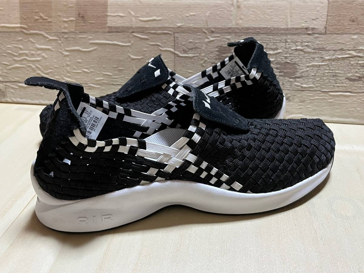 未使用 2017年製 NIKE AIR WOVEN BLACK WHITE ナイキ エア ウーブン ブラック ホワイト 312422-002 US9 / 27.0cmの画像1