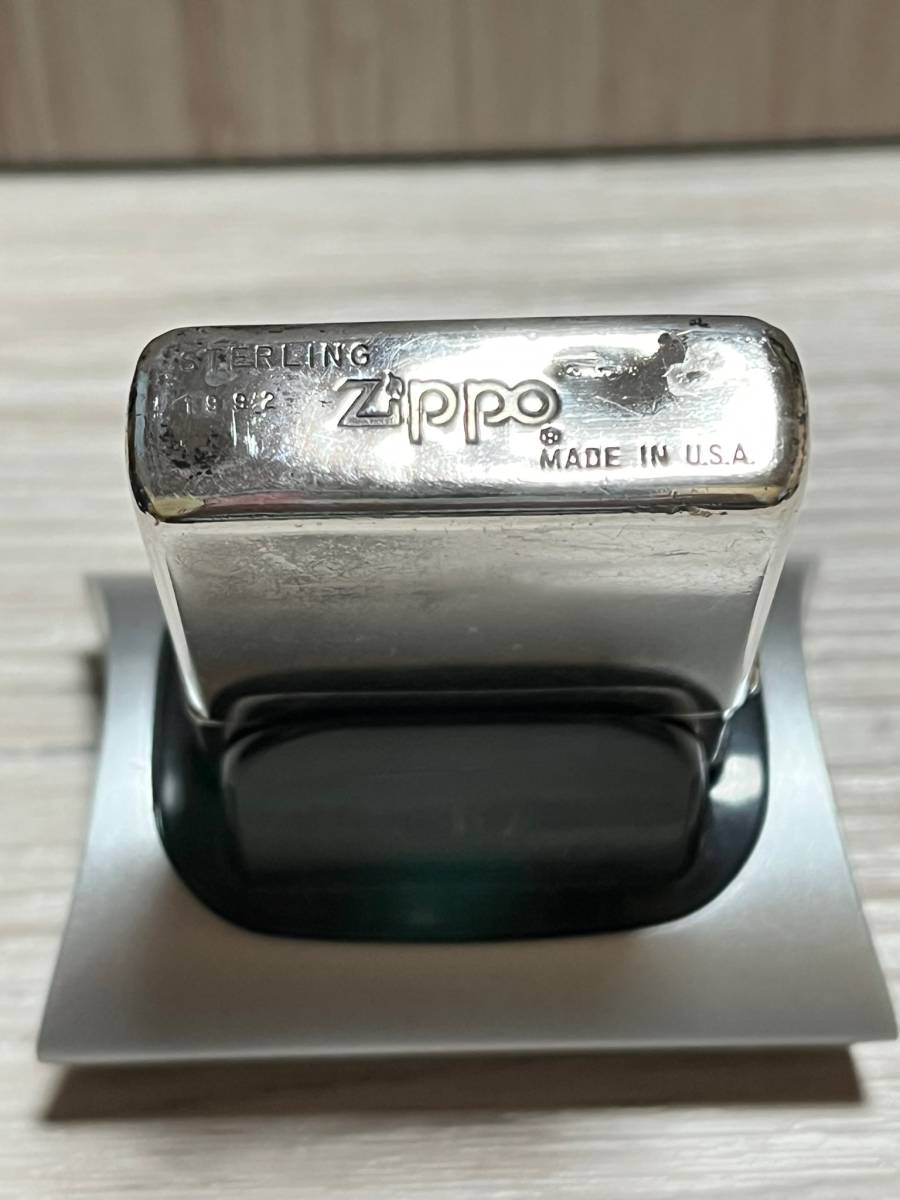 大量出品中!!【希少】1992年製 Zippo 'STERLING SILVER' 90's スターリングシルバー 925 シルバー ジッポー 喫煙具 オイルライター_画像10