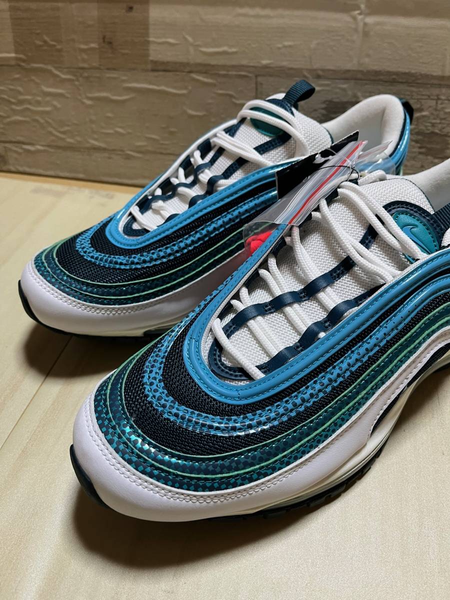 未使用 2018年製 NIKE AIR MAX 97 SE White / Spirit Teal / Nightshade ナイキ エア マックス 97 AQ4126-100 US10 / 28.0cm