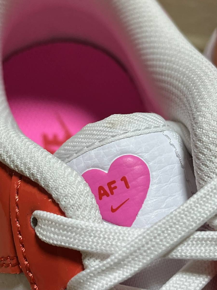 未使用 2023年製 NIKE AIR FORCE 1 LV8 1(GS) ナイキ エア フォース 1 ピンク VALENTINE’S DAY FD1031-600 US6Y / 24.0cm