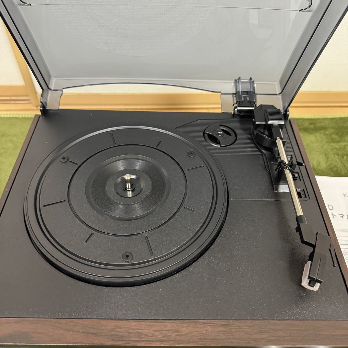 WINTECH ダブルCD マルチプレーヤー スピーカー搭載 KRP-309MCWS レコード コンパクトプレイヤー カセットプレーヤー デジタルAM FM_画像5