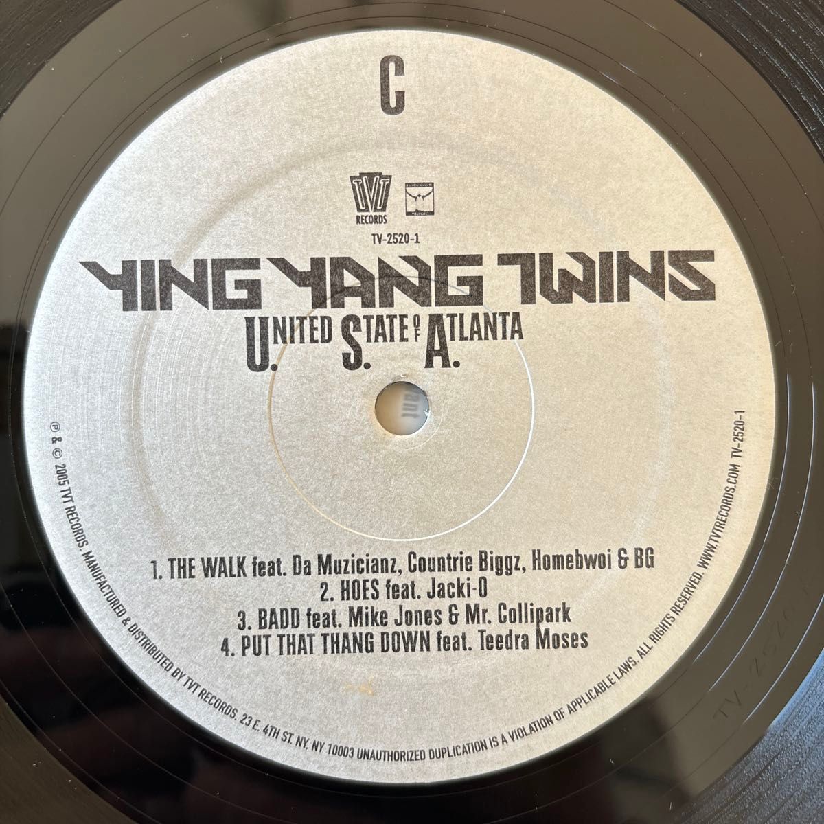 YING YANG TWINS / U.S.A. / 2LP アナログレコード　２枚組　 Record イン　ヤン　ツインズ