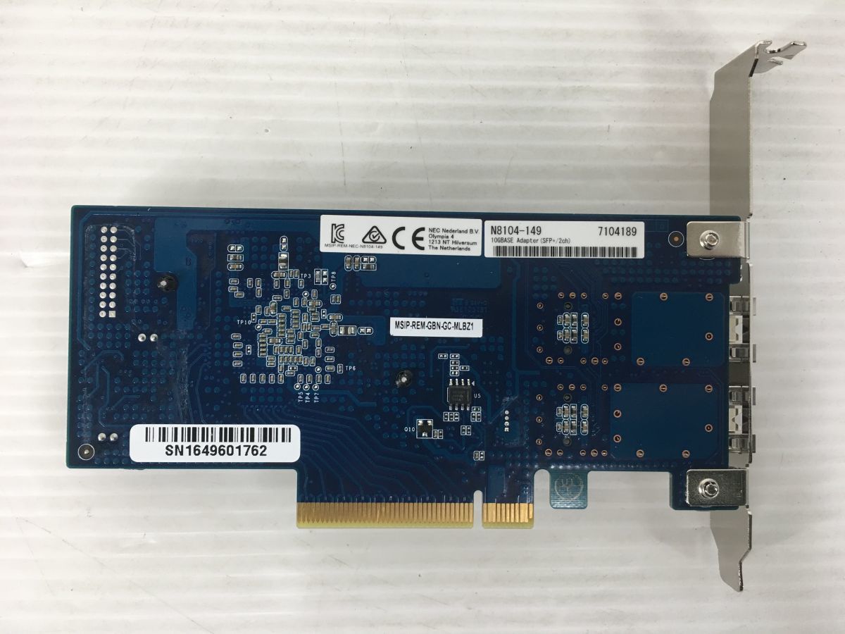 【即納/送料無料】 NEC N8104-149 10GBASE 接続基本ボード(SFP+/2ch) 【中古パーツ/現状品】 (SV-N-283)_画像3