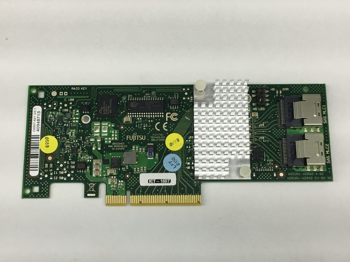 【即納/送料無料】 FUJITSU D2607-A21 GS 1 RAID Ctrl SAS 6G ブラケットレス 【中古パーツ/現状品】 (SV-F-174)_画像2