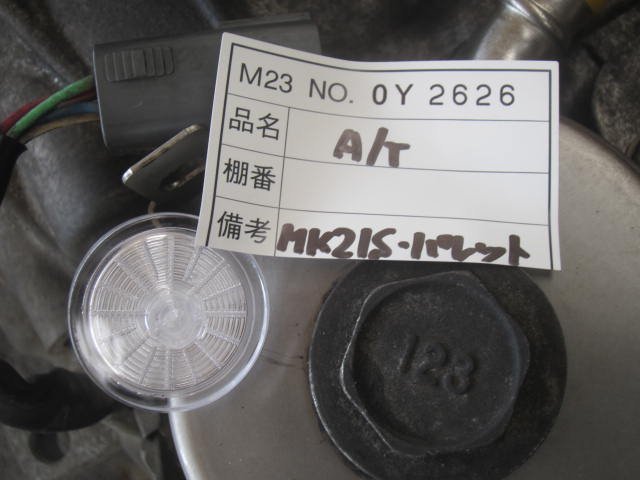 スズキ パレット MK21S オートマチックトランスミッション K6A-DET 2WD １１３，４５１㎞ 20002-82K20 ジャンク品 個人宅発送不可の画像6