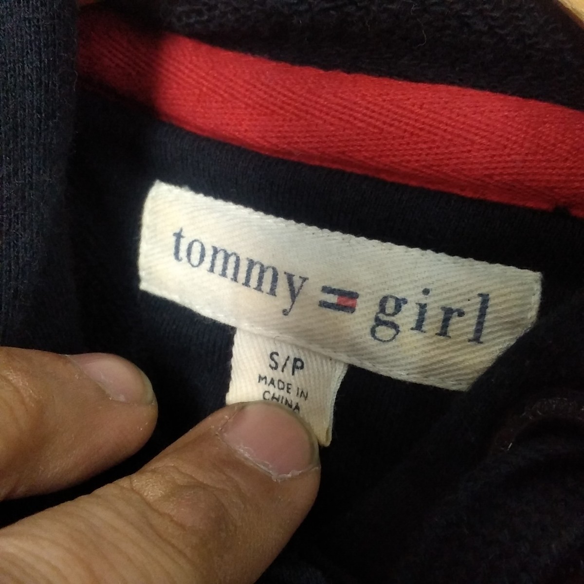 tommy girl ロング丈スウェットパーカー(S/P)_画像3