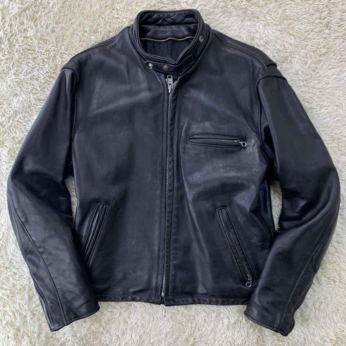 美品】希少42サイズ XL Schott ショット 641 シングル 美品】希少42サイズ XL Schott ショット 641 シングル