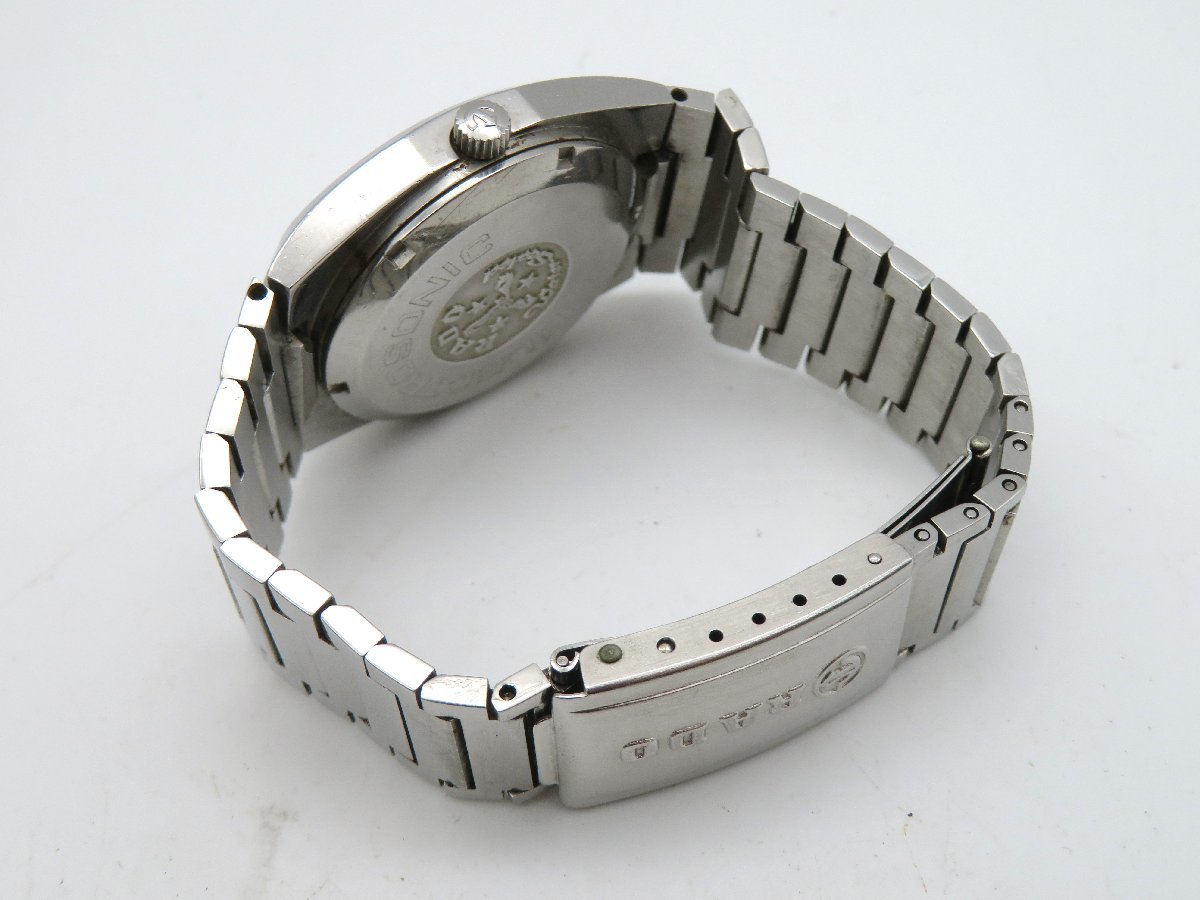 1円□ジャンク□　ラドー　　エレクトロソニック　グレー　音叉　ユニセックス　腕時計　　H47601_画像6