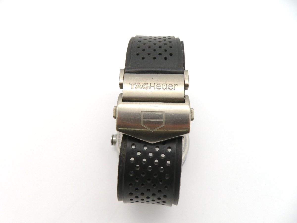 1円◆稼働◆　タグホイヤー　SBF8A8001　コネクテッド　デジタル　クオーツ　メンズ　腕時計　箱 充電ケーブルコネクター　L195_画像5
