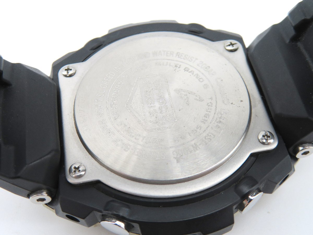 ☆1円◇稼働◇　カシオ　GST-W100G　Ｇショック　ブラック　ソーラー　メンズ　腕時計　　I11803_画像5