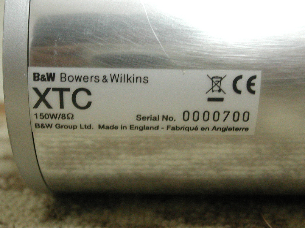 Bowers & Wilkins製センタースピーカー　XTC（現状品）_画像5