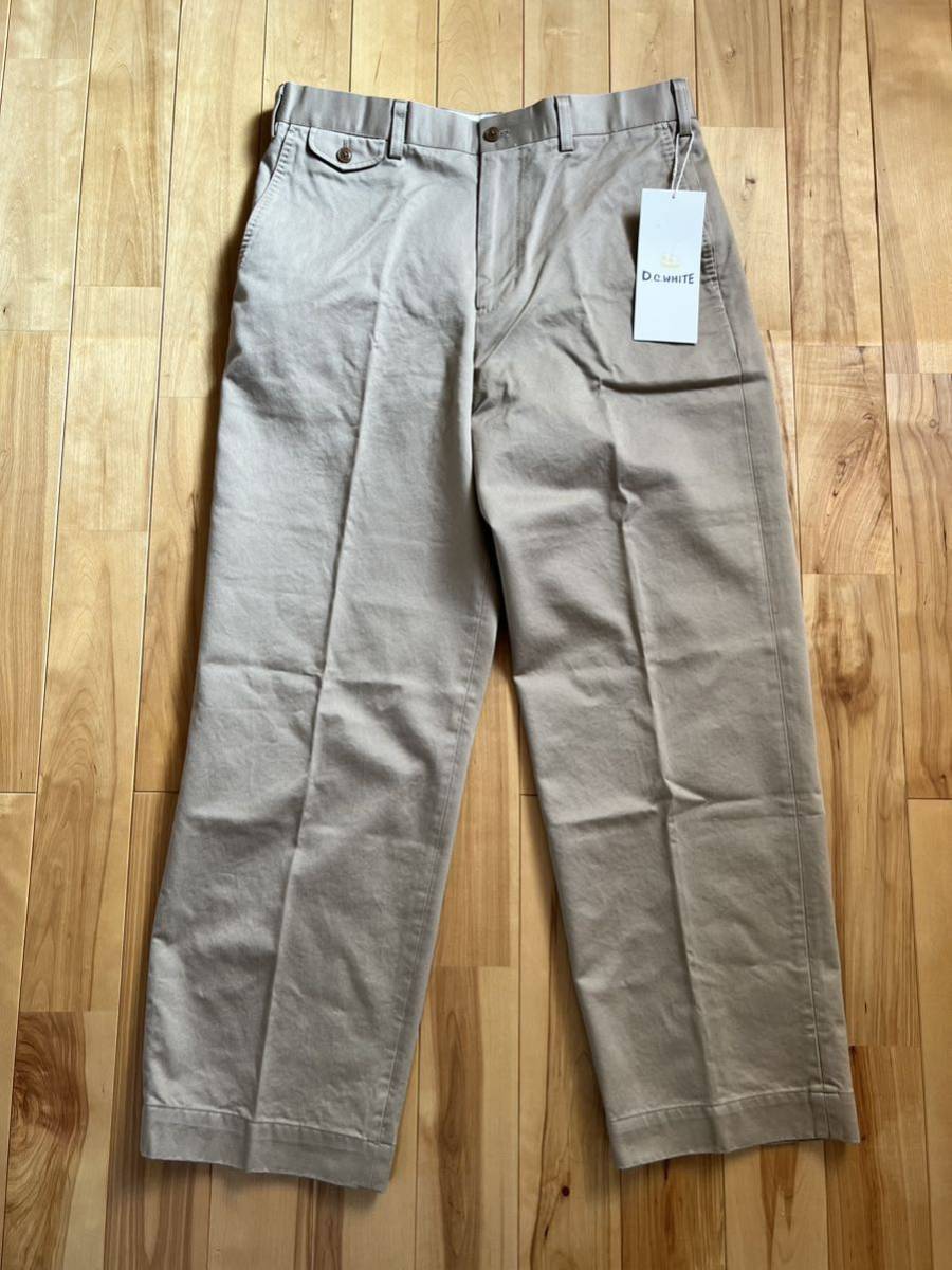  new goods unused goods.D.C.WHITE WEST POINT OFFICER PANTS chino pants 