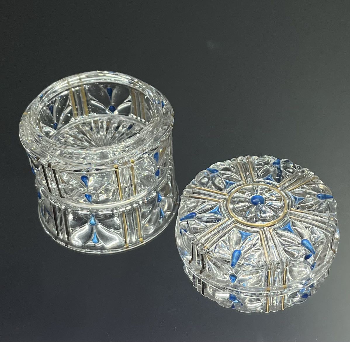 Baccaratオールドバカラ/※上級装飾品 LAURIER ローリエ 金彩 Baccaratオールドバカラ/※上級装飾品 LAURIER ローリエ 金彩