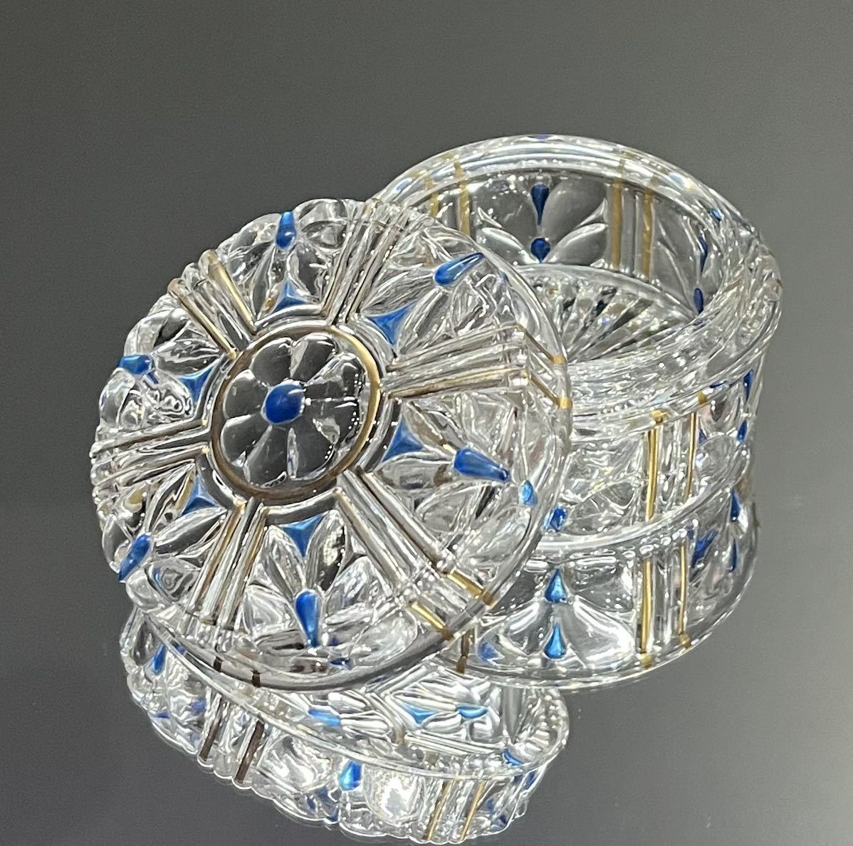 Baccaratオールドバカラ/※上級装飾品 LAURIER ローリエ 金彩 Baccaratオールドバカラ/※上級装飾品 LAURIER ローリエ 金彩
