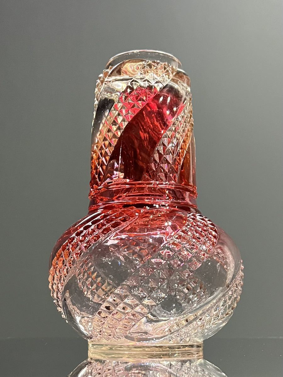 Baccaratバカラ/※1890年 極稀少セルポンティーヌ ナイトシーン　デカンタ　グラス