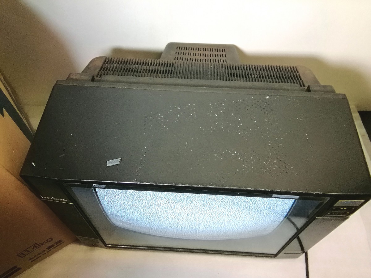 三菱カラーテレビ ブラウン管テレビ 15C332 1984年製(昭和59 三菱カラーテレビ ブラウン管テレビ 15C332 1984年製(昭和59